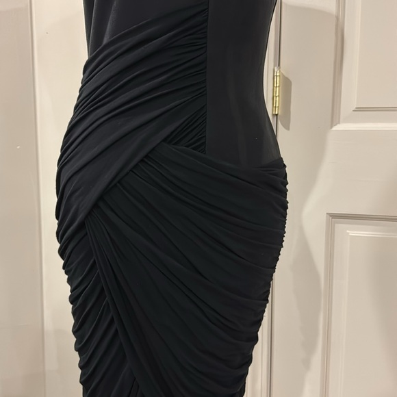 Bailey 44 black cocktail midi dress size S - Picture 3 of 7